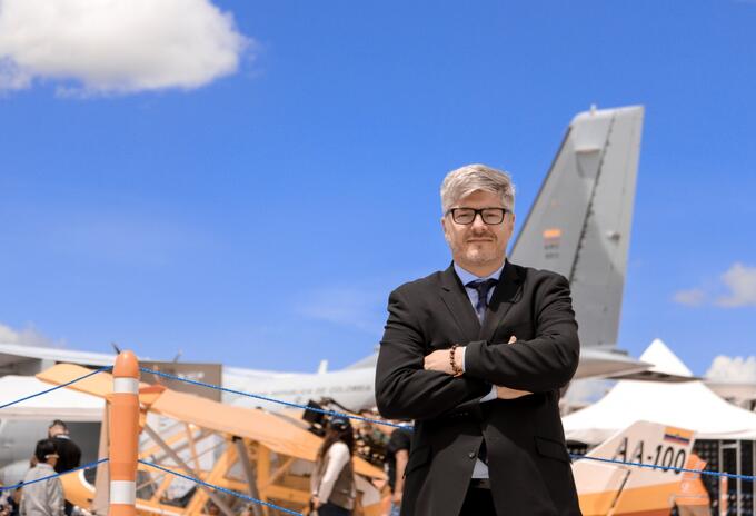 Juan Carlos Salazar director de la agencia de aviación civil de la ONU