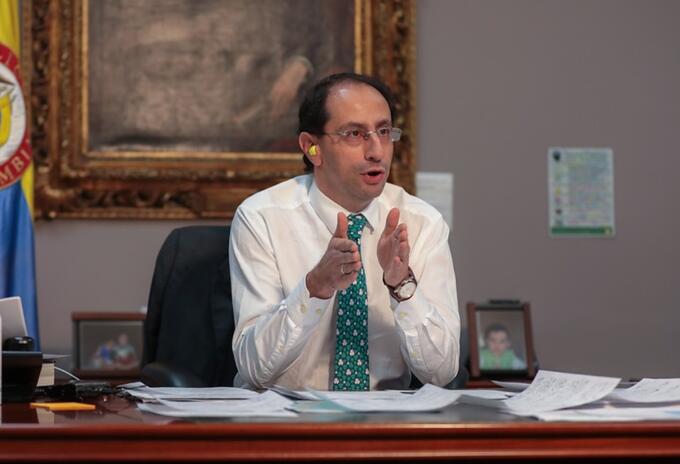 Ministro de Hacienda, José Manuel Restrepo