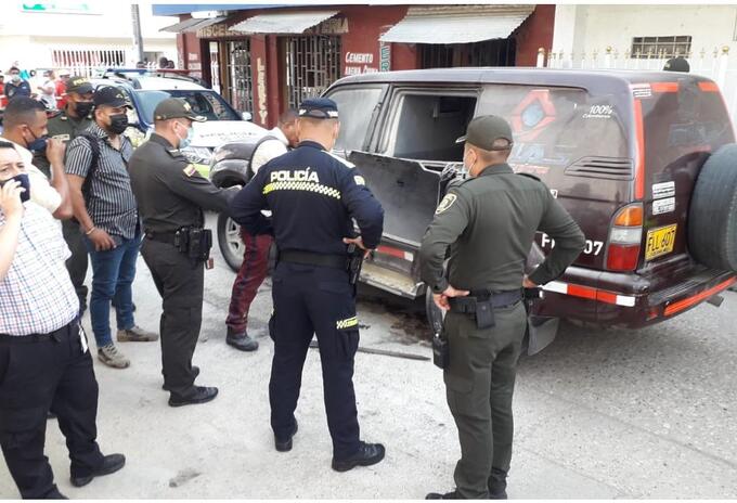 Iban para el Centro Comercial San Fernando a asistir los cajeros