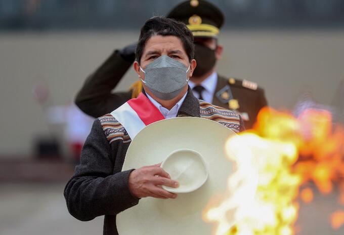 Pedro Castillo, nuevo presidente de Perú