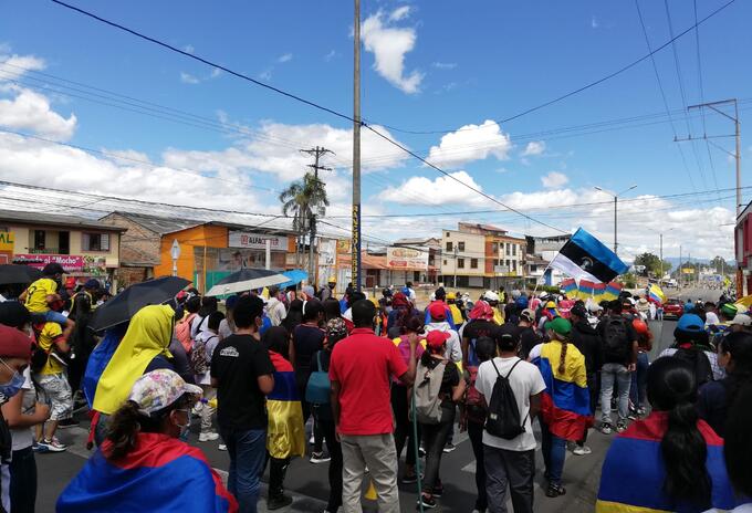 Protestas en Colombia
