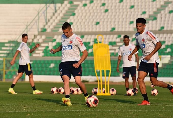 Selección Colombia en Bolivia