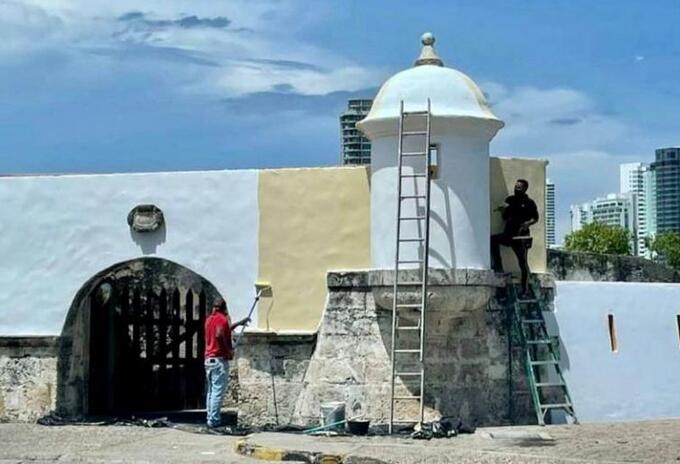 Suspenden y sella obra de intervención