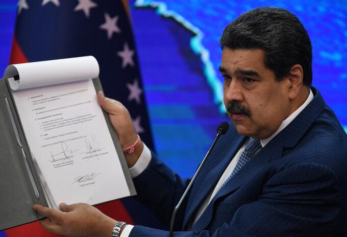Diálogo político en Venezuela con Nicolás Maduro y la oposición