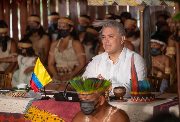 El presidente Iván Duque, hizo un llamado al mundo para la movilización de recursos encaminados a la protección de la biodiversidad del planeta.