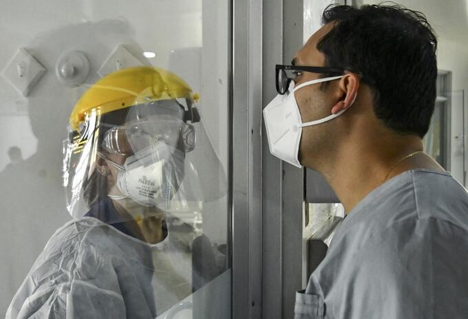Unidad de Cuidado Intensivo para atender a pacientes covid