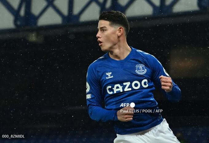 James Rodríguez, Everton
