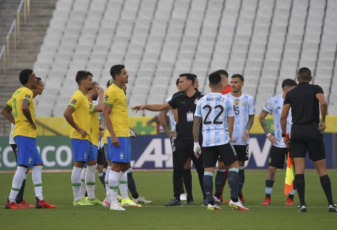 Selección de Brasil y Argentina Selección de Brasil y Argentina