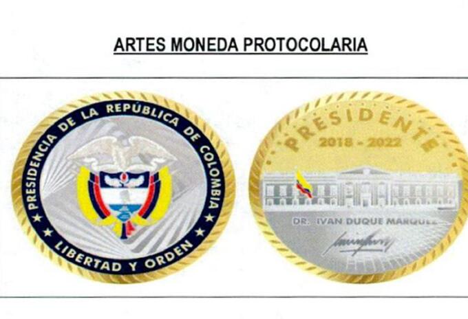 Diseño se moneda contratada por Presidencia de la República