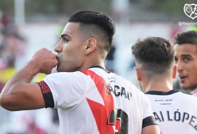 Falcao, jugador del Rayo Vallecano