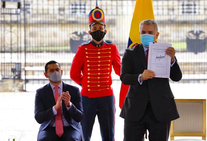 Presidente Iván Duque en Palacio de Nariño