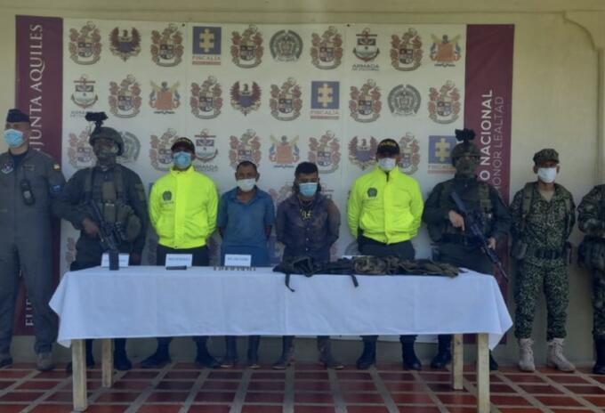 Las capturas se cumplieron en el Bajo Cauca