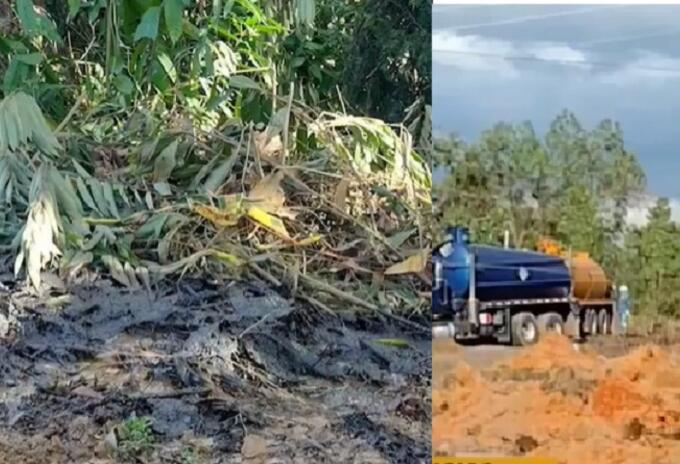 Ecopetrol aseguró que ya fue activado un plan de contingencia que incluye la limpieza de la zona.