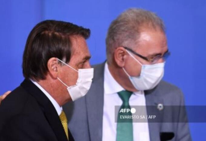 Ministro de Salud de Brasil, Marcelo Queiroga