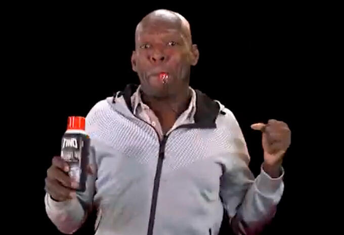 Tino Asprilla bebida energizante