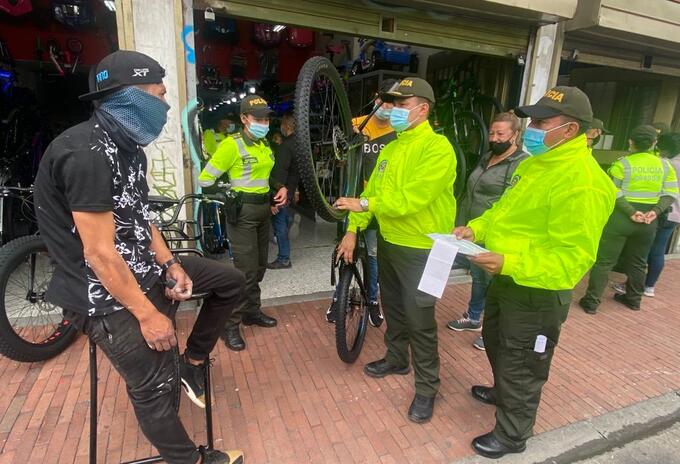 Operativos contra el hurto de bicicletas