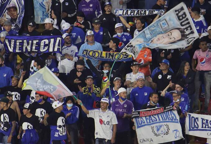 Regreso de hinchas de Millonarios a El Campín.
