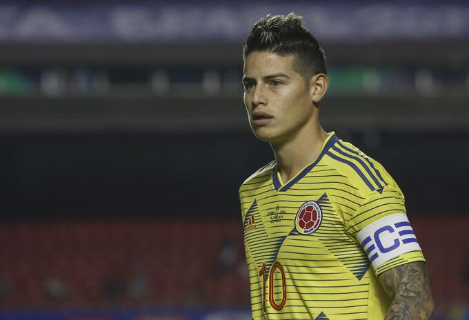 James Rodríguez, jugador de la Selección Colombia