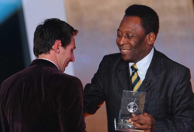 Pelé y Messi