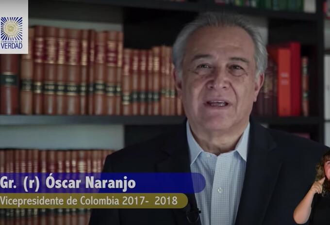 El oficial retirado pidió perdón por la estigmatización hacia las universidades.