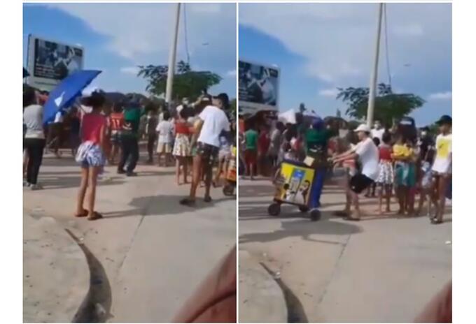 Vendedor de helados viral