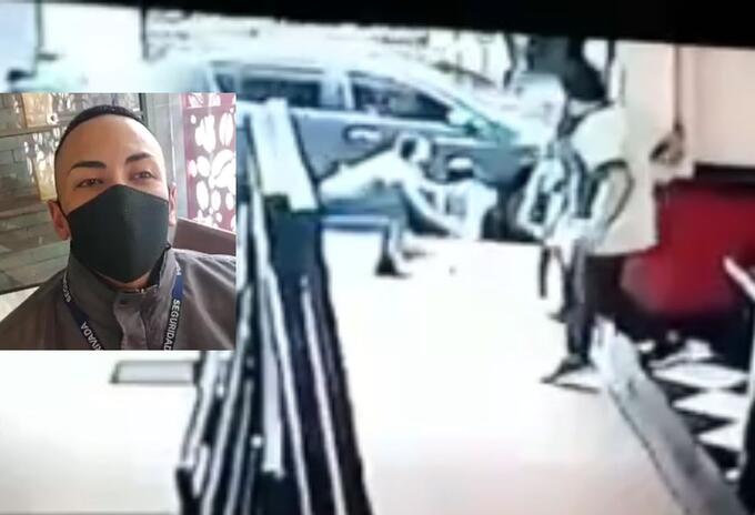 Vigilante le salva la vida a una niña en centro comercial de Pasto