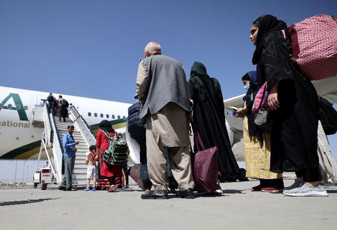 Vuelo internacional del aeropuerto de Kabul