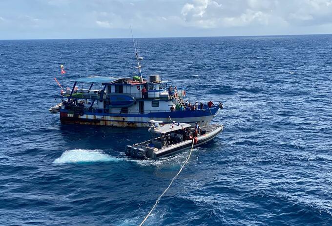Rescate de investigadores en la Isla Malpelo
