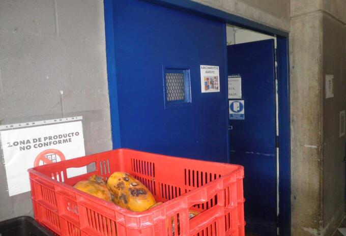 Así estaba el lugar de almacenamiento de alimentos en la cárcel.