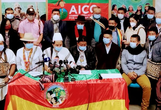 Indígenas señalaron que incumplimiento del Acuerdo de paz, recrudeció la violencia armada en Colombia