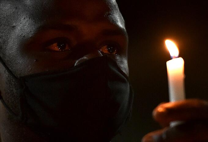 Población afro - protesta - referencial.