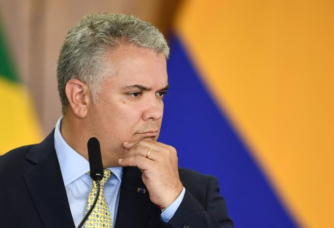 Presidente Iván Duque en su visita a Brasil