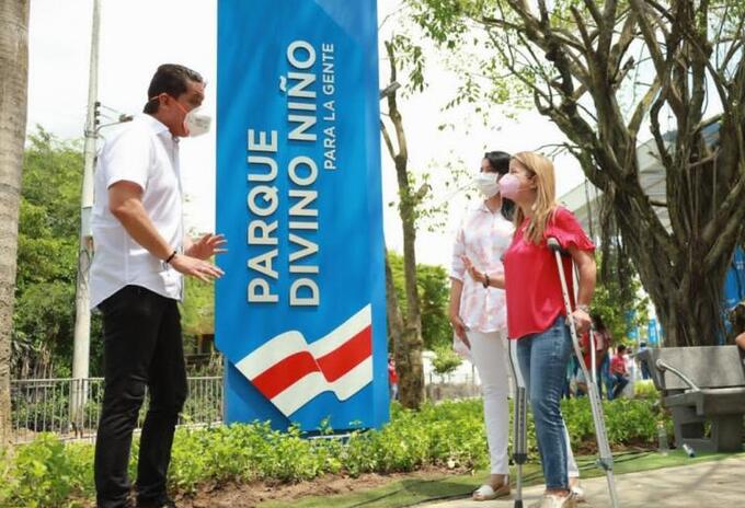 Inauguración Parque Divino Niño en Sabanalarga