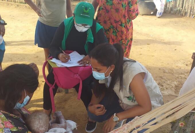 Rescate niño desnutrición La Guajira