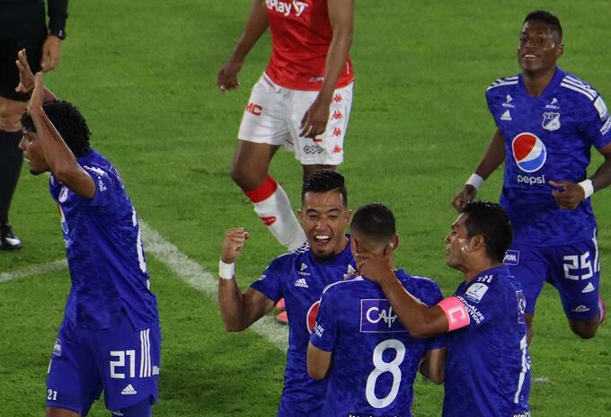 Millonarios vs Santa Fe, Liga Betplay 2021, fecha 14