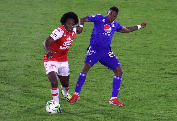 Millonarios vs Santa Fe, Liga Betplay 2021, fecha 14