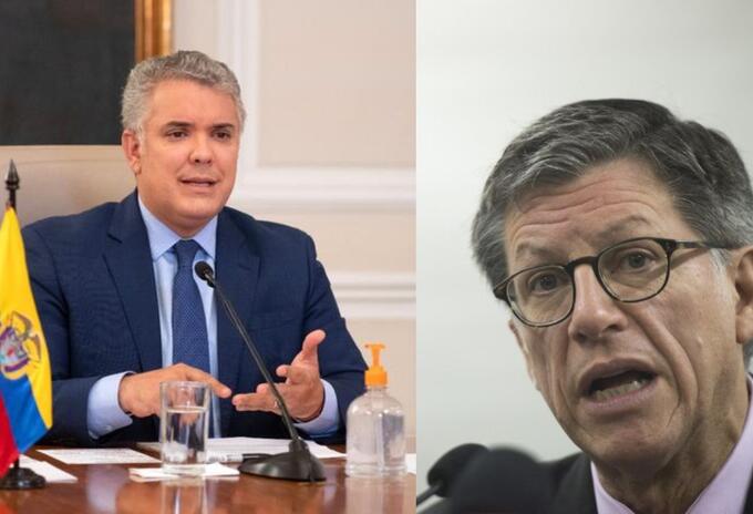 Iván Duque cuestiona a José Miguel Vivanco por su papel en la paz Iván Duque cuestiona a José Miguel Vivanco por su papel en la paz