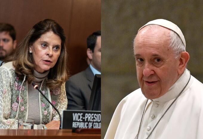 Vicepresidenta y Canciller, Marta Lucía Ramírez se reunirá con el Papa Francisco Vicepresidenta y Canciller, Marta Lucía Ramírez se reunirá con el Papa Francisco