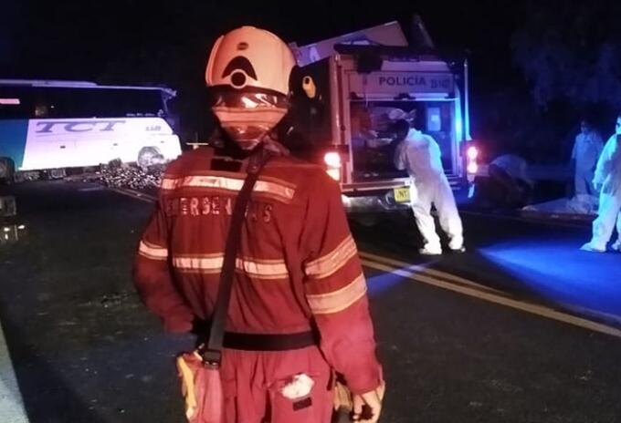 Accidente de tránsito en Natagaima, Tolima.