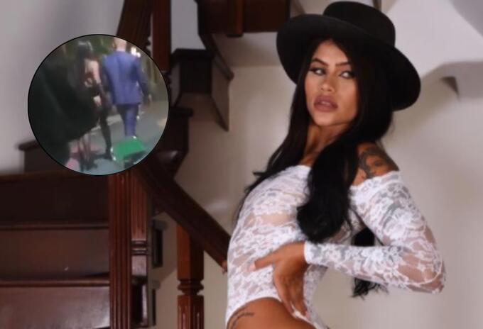 Alejandra Torres, modelo que desfiló en lencería en Medellín