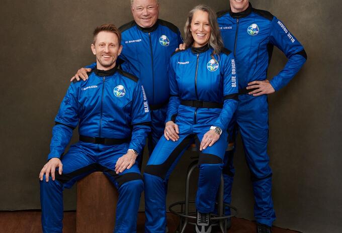 Nueva tripulación del Blue Origin que viaja al espacio
