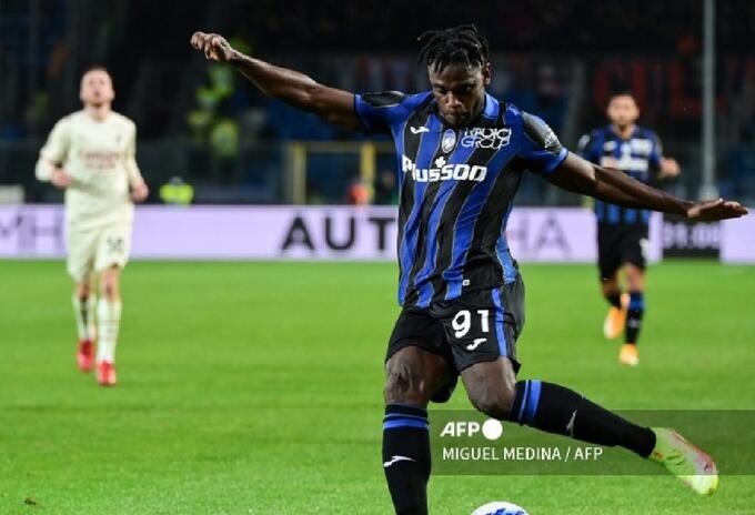 Duván Zapata, Atalanta vs Milán