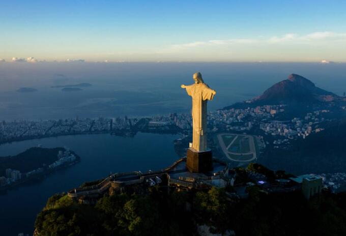 Escultura del Cristo Redentor en Rio de Janeiro