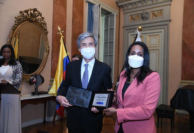 Embajador de Japón y Ministra de Cultura