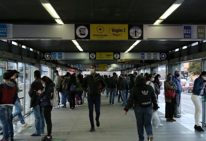 Estaciones de Transmilenio afectadas por el Paro