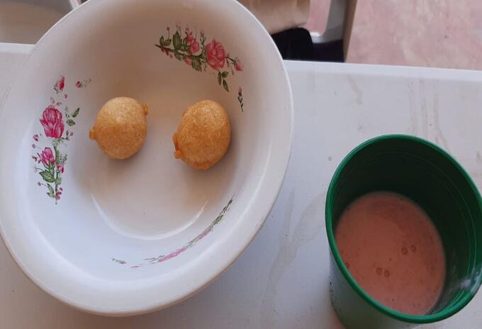 En el Centro Rural de Corral de Piedras, municipio de San Juan del Cesar, Guajira, apenas dan unos buñuelos de PAE