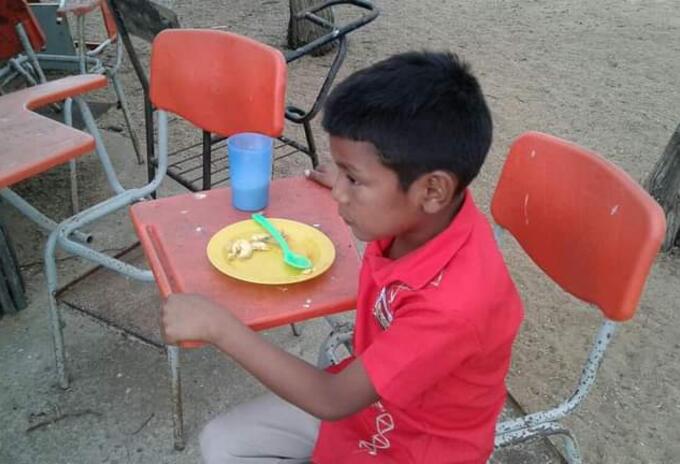 Situación de hambre de los niños en La Guajira