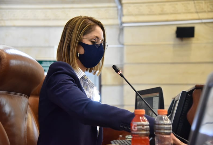 Jennifer Arias, presidenta de la Cámara