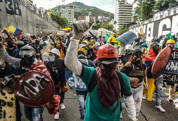 Primera línea Cali
