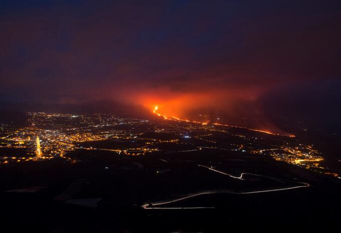 Lava del volcán Cumbre Vieja